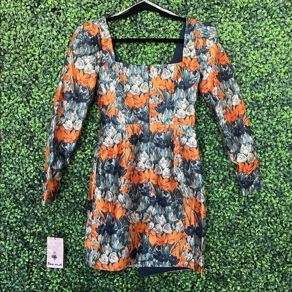NWT Flor et al Constance Floral Dress
Color: MULTI - Picture 12 of 12